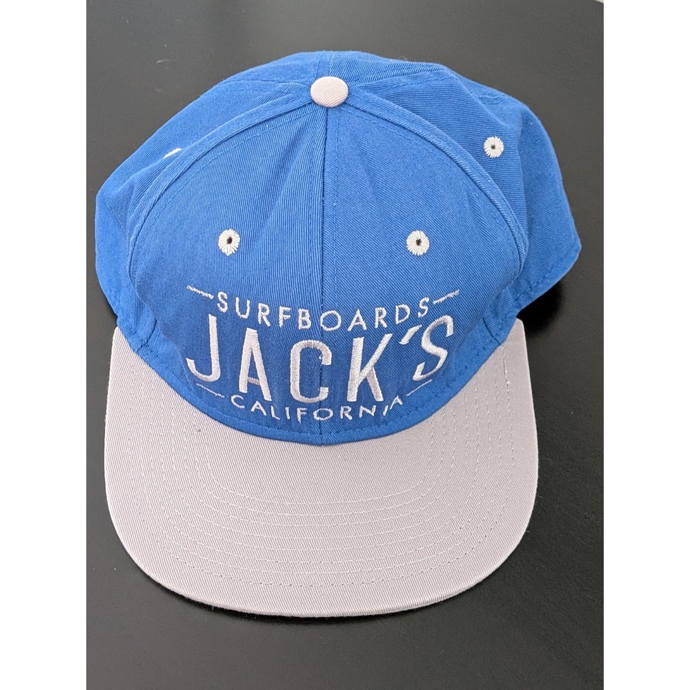 Jacks‎ California Surfboards Snapback Hat Blue Gray OSFM
